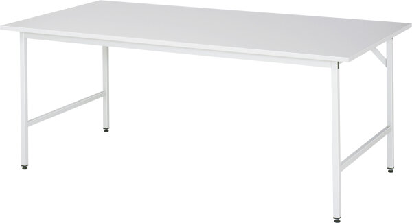 RAU Arbeitstisch Jerry höhenverstellbar, B2000xT1000xH800-850mm, ME-Platte-28mm, 06-500ME10-20.12