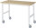 RAU Fahrbarer Arbeitstisch (HV) Tom (4 LR), B1500xT800xH910-1230mm, B-Platte-25mm, 06-625B80-15-4LF.12