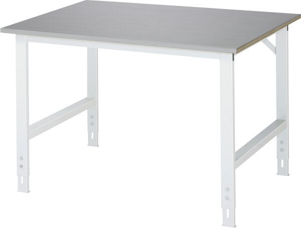 RAU Arbeitstisch Tom höhenverstellbar, B1250xT1000xH760-1080mm, ES-Platte-28mm, 06-625ES10-12.12