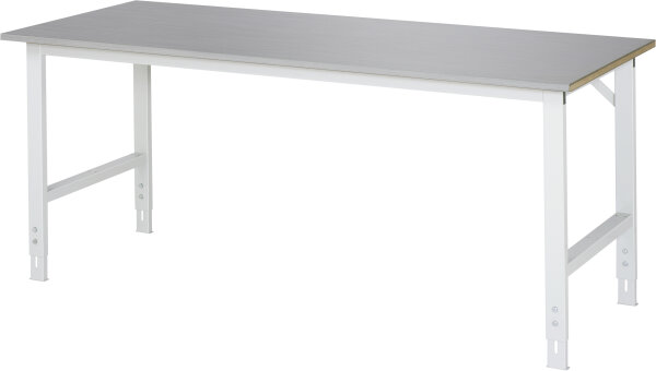 RAU Arbeitstisch Tom höhenverstellbar, B2000xT800xH760-1080mm, ES-Platte-28mm, 06-625ES80-20.12