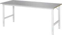 RAU Arbeitstisch Tom höhenverstellbar, B2000xT800xH760-1080mm, ES-Platte-28mm, 06-625ES80-20.12