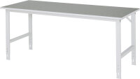 RAU Arbeitstisch Tom höhenverstellbar, B2000xT800xH760-1080mm, L-Platte-25mm, 06-625L80-20.12