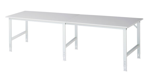 RAU Arbeitstisch Tom höhenverstellbar, B3000xT1000xH760-1080mm, M-Platte-22mm, 06-625M10-30.12