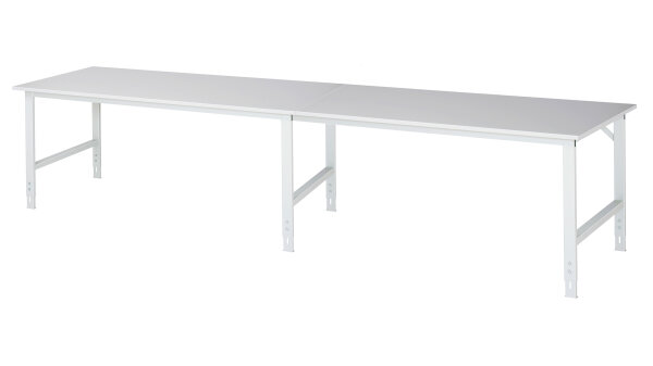 RAU Arbeitstisch Tom höhenverstellbar, B4000xT1000xH760-1080mm, M-Platte-22mm, 06-625M10-40.12