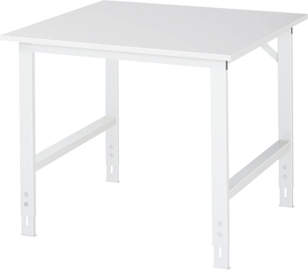 RAU Arbeitstisch Tom höhenverstellbar, B1000xT1000xH760-1080mm, ME-Platte-28mm, 06-625ME10-10.12