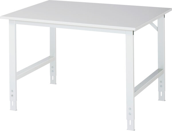 RAU Arbeitstisch Tom höhenverstellbar, B1250xT1000xH760-1080mm, ME-Platte-28mm, 06-625ME10-12.12