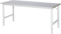 RAU Arbeitstisch Tom höhenverstellbar, B2000xT800xH760-1080mm, S-Platte-25mm, 06-625S80-20.12