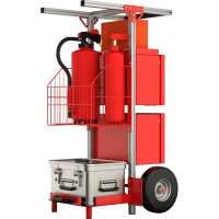 MUNK SafeCaddy® "Brandschutz" mit Beladung,...