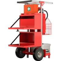MUNK SafeCaddy® "Brandschutz" mit Beladung, 114901