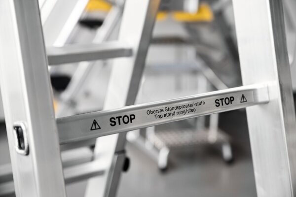 MUNK Aufkleber "Letzte begehbare Stufe/Sprosse" , 19266