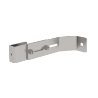 MUNK Wandhalter, verstellbar, Edelstahl 165-215mm, 62021