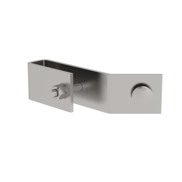 MUNK Schienenbefestigung für Leiterholm 50x20mm Edelstahl , 77567