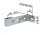 MUNK Wandhalter, verstellbar 165-205mm, Stahl-verzinkt , 63250