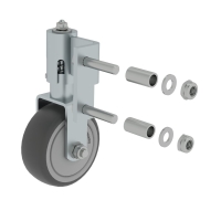 MUNK Federrolle für Stufenleiter rechts - 80 mm, 19808