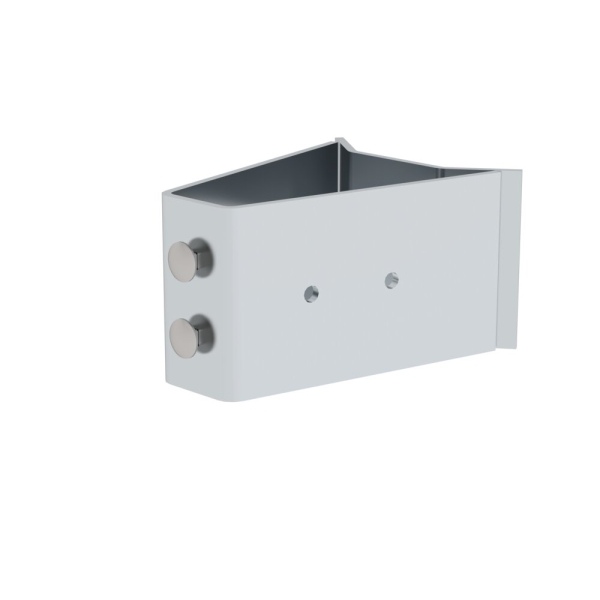 MUNK Aluminium-Wandhalter für Rundmasten , 77019