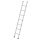MUNK Sprossen-Anlegeleiter 350mm breit ohne Traverse 7 Sprossen, 11148
