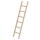 MUNK Sprossen-Anlegeleiter Holz ohne Traverse 6 Sprossen, 33106