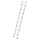 MUNK Sprossen-Anlegeleiter 350mm breit ohne Traverse 8 Sprossen, 11149