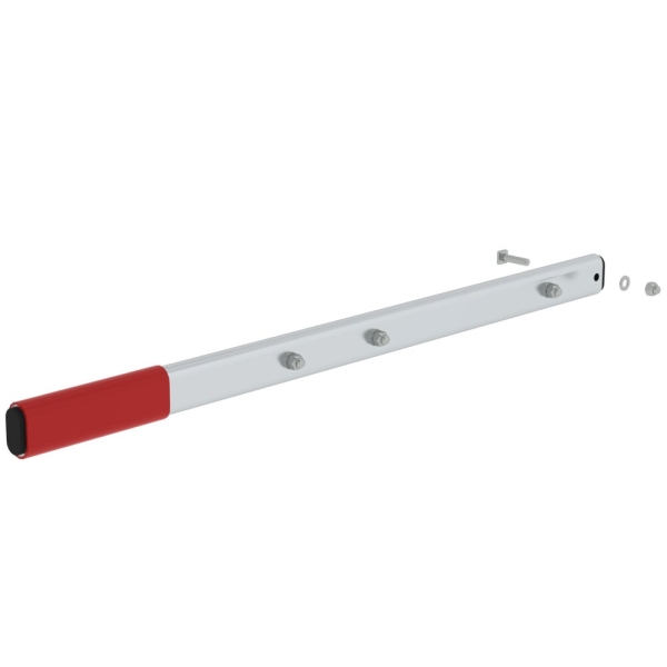 MUNK Schiebegriff inkl. Schrumpfschlauch für Arbeitspodest fahrbar 2 stufig, Länge 750mm, 50140