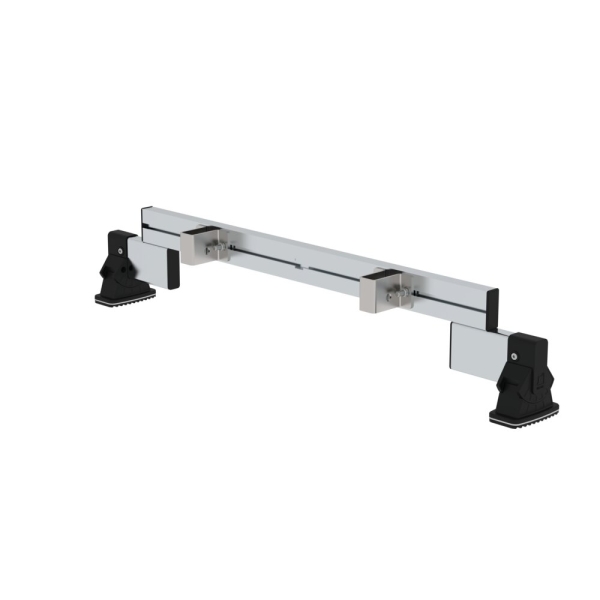 MUNK Nachrüst-Traverse mit nivello®-Leiterschuh Breite 0,93 m mit Holmhöhe 58 mm, 30390