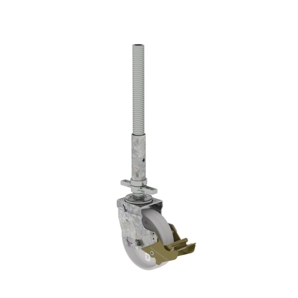 MUNK Lenkrolle mit Spindel höhenverstellbar - 200 mm, 27917