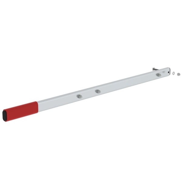 MUNK Schiebegriff inkl. Schrumpfschlauch für Arbeitspodest fahrbar 3 stufig, Länge 990 mm, 50141
