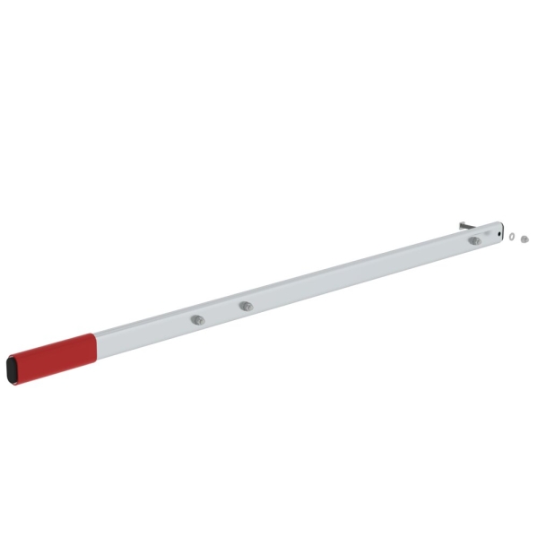 MUNK Schiebegriff inkl. Schrumpfschlauch für Arbeitspodest fahrbar 4 stufig, Länge 1180 mm, 50142
