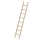 MUNK Sprossen-Anlegeleiter Holz ohne Traverse 8 Sprossen, 33108