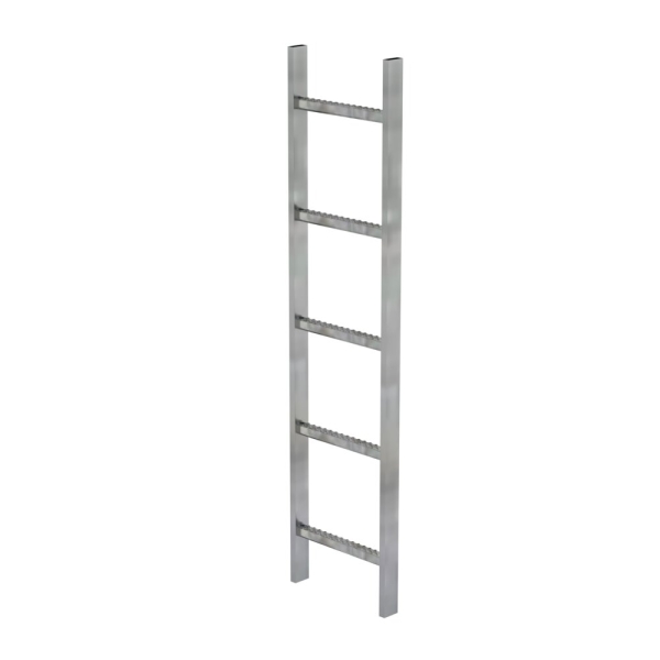 MUNK Schachtleiter Stahl feuerverzinkt 300mm Lichte Weite 5 Sprossen, 60005