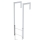 MUNK Ausstiegsholm abgewinkelt Alu blank, 62049