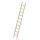 MUNK Sprossen-Anlegeleiter Holz ohne Traverse 10 Sprossen, 33110