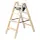 MUNK Stufen-Stehleiter Holz beidseitig begehbar 2x4 Stufen, 33808
