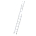 MUNK Sprossen-Anlegeleiter 350mm breit ohne Traverse 12 Sprossen, 11101