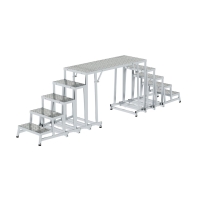MUNK Arbeitspodest modular Erweiterungsmodul 2 3. Stufe,...