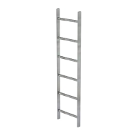 MUNK Schachtleiter Stahl feuerverzinkt 400mm Lichte Weite...
