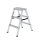 MUNK ML Stufen-Stehleiter beidseitig begehbar 2x3 Stufen, 11233