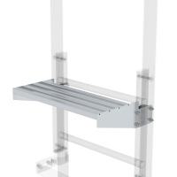 MUNK Ausstiegstritt Alu-blank Spaltmaß 250mm, 62969