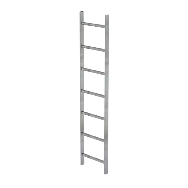 MUNK Schachtleiter Stahl feuerverzinkt 400mm Lichte Weite 7 Sprossen, 61007