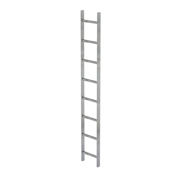 MUNK Schachtleiter Stahl feuerverzinkt 300mm Lichte Weite 8 Sprossen, 60008