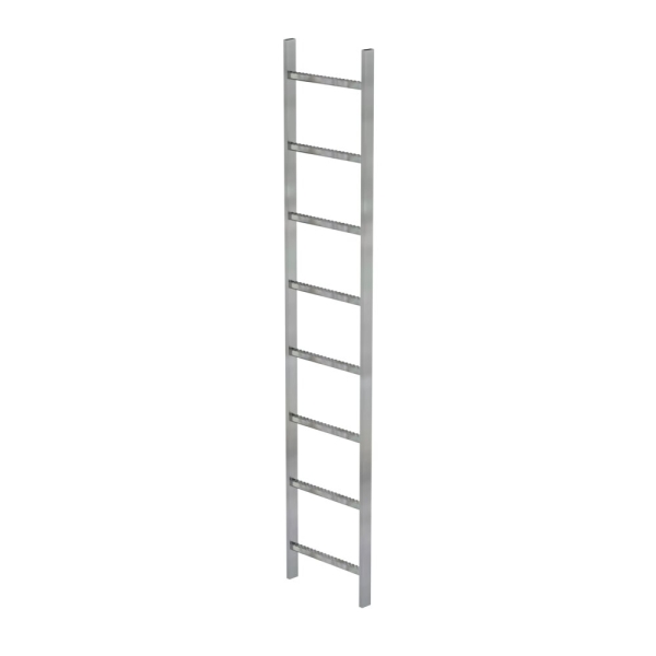 MUNK Schachtleiter Stahl feuerverzinkt 400mm Lichte Weite 8 Sprossen, 61008