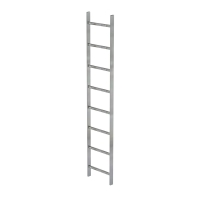 MUNK Schachtleiter Stahl feuerverzinkt 400mm Lichte Weite...