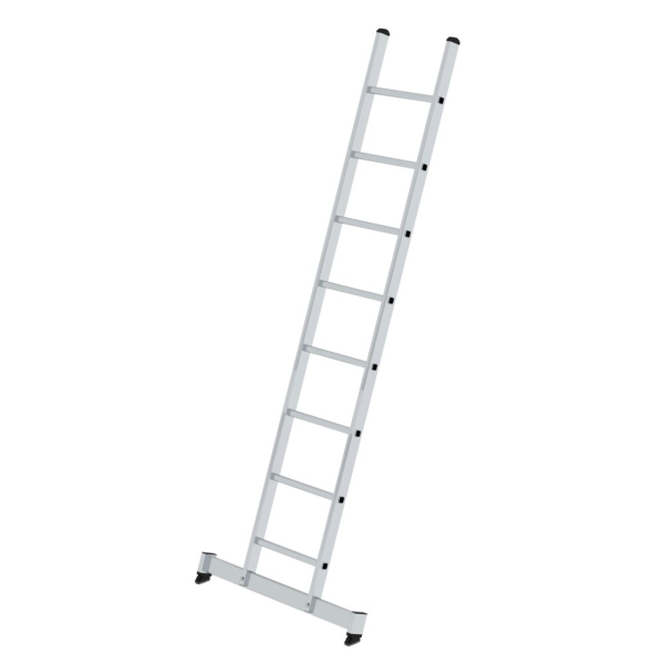 MUNK Sprossen-Anlegeleiter mit nivello®-Traverse 8-Sprossen, 10308