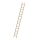 MUNK Sprossen-Anlegeleiter Holz ohne Traverse 14 Sprossen, 33114