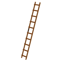 MUNK Dachleiter Holz 10 Sprossen, 33120