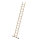 MUNK Sprossen-Anlegeleiter Holz mit Traverse 14 Sprossen, 33116