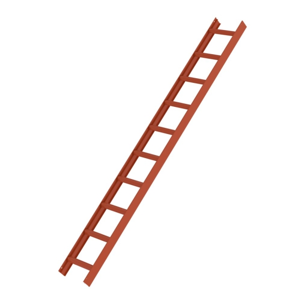 MUNK Dachleiter Rot 10 Sprossen, 11115