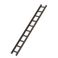 MUNK Dachleiter Braun 10 Sprossen, 11117