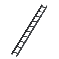 MUNK Dachleiter Anthrazitgrau 10 Sprossen, 11198