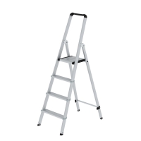 MUNK ML Stufen-Stehleiter einseitig begehbar Aluminium...