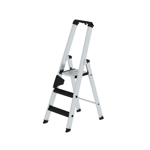 MUNK Stufen-Stehleiter einseitig begehbar mit clip-step relax 3 Stufen, 42103